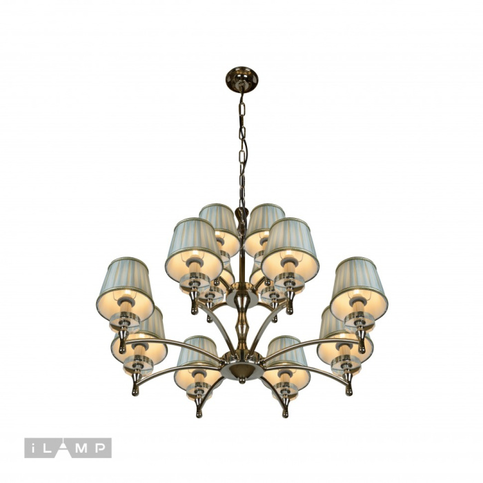 Подвесная люстра iLamp Olivia 82336/8+4 Хром