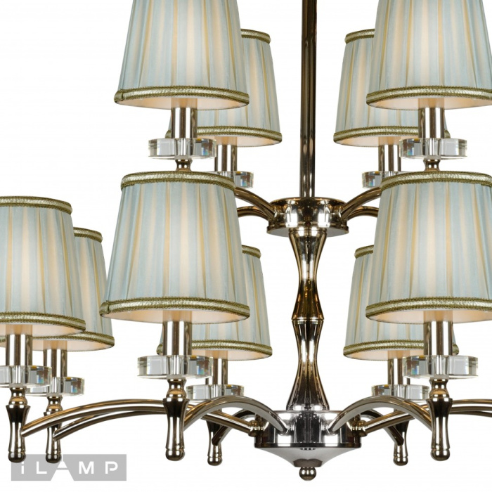 Подвесная люстра iLamp Olivia 82336/8+4 Хром