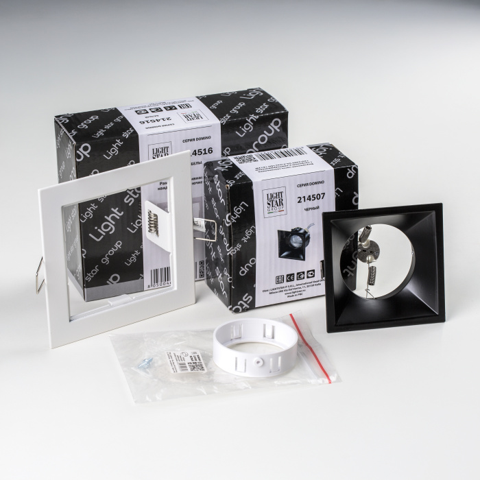 Комплект со светильником Lightstar Domino D51607WMOD