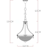 Подвесной светильник Arte Lamp Fedelta A5861SP-3WG