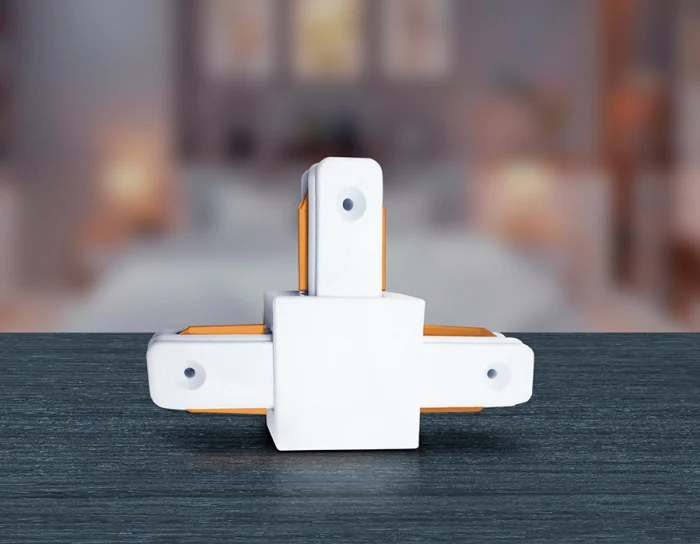 Коннектор Т-образный однофазный для соединения трековых шинопроводов Ambrella light GL7077