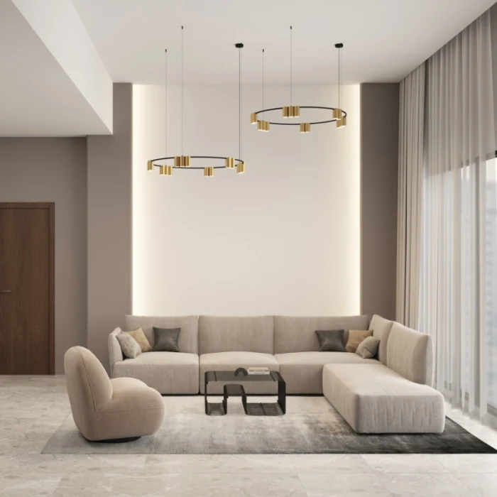 Подвесной светильник Denkirs Orbit DK4067-BK+SG