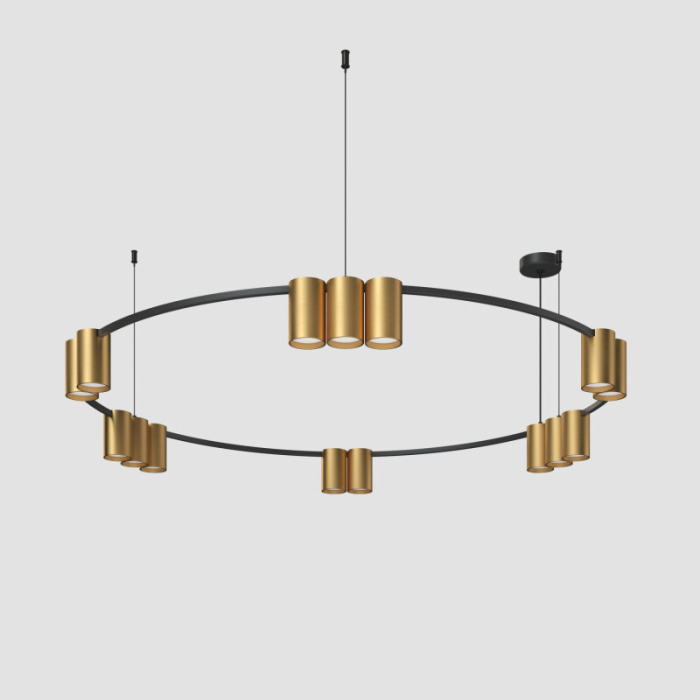 Подвесной светильник Denkirs Orbit DK4067-BK+SG