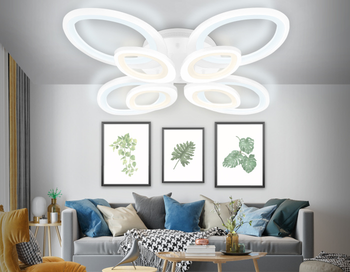 Потолочный светодиодный светильник с пультом Ambrella light FA4493