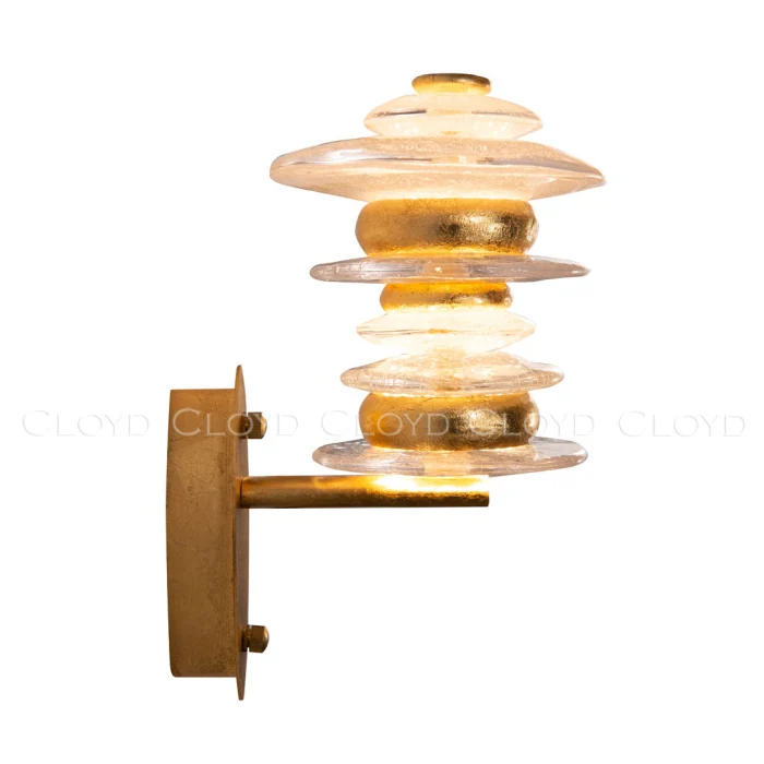 Бра Cloyd GEFEST W3 / выс. 30 см - золото сусальн. (арт.20124)