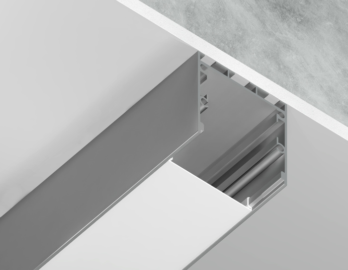 Алюминиевый профиль накладной/подвесной "Profile System" 35*35 для светодиодной ленты до 26мм Ambrella light GP2550AL