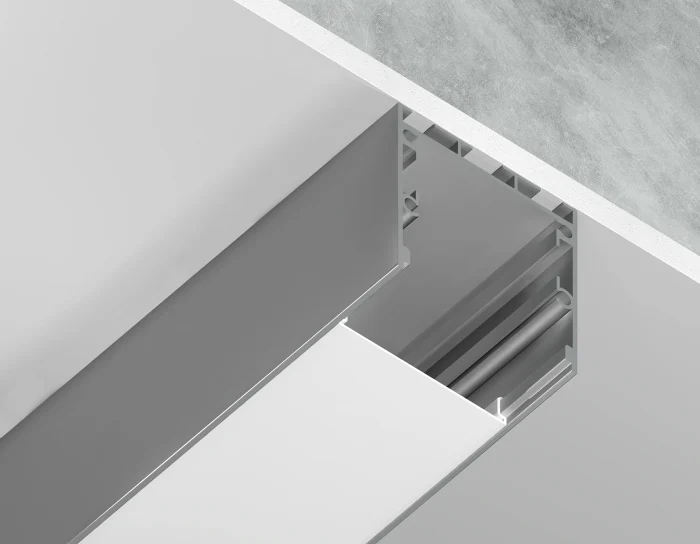 Алюминиевый профиль накладной/подвесной "Profile System" 35*35 для светодиодной ленты до 26мм Ambrella light GP2550AL