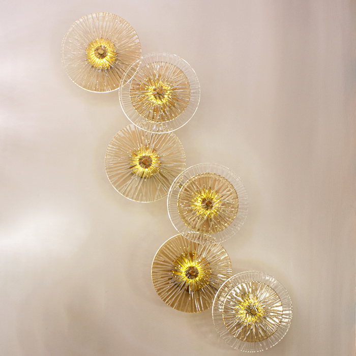 Бра Cloyd HELION-C W6 / выс. 92 см - латунь (арт.20209)