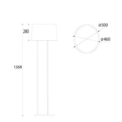 Торшер Leds C4 PREMIUM