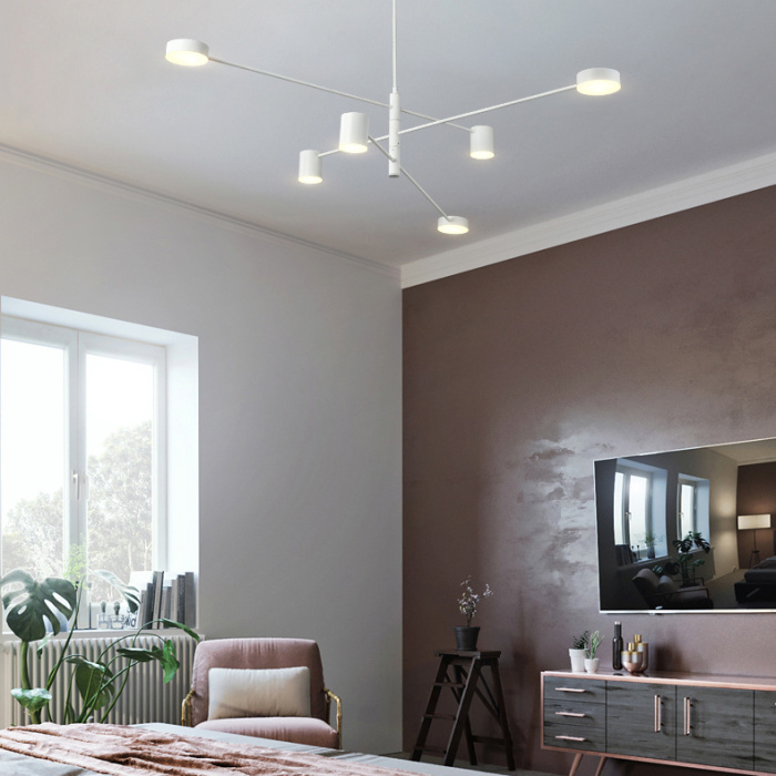 Люстра MOTVIKT Black 6 ImperiumLoft