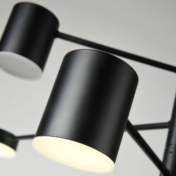 Люстра MOTVIKT Black 6 ImperiumLoft