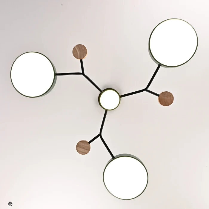 Люстра на штанге MEADE 4 lamps Green ImperiumLoft