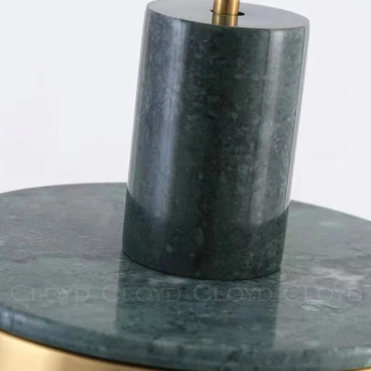 Подвесной светильник Cloyd ARTUS P1 / латунь - зелен.мрамор (арт.11056)