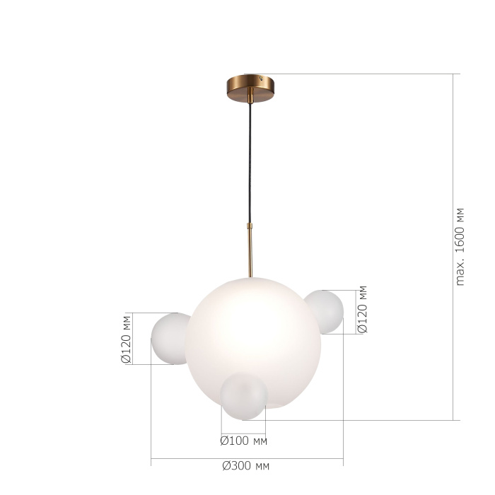 Светильник подвесной BOPONE ST LUCE SL1133.503.01