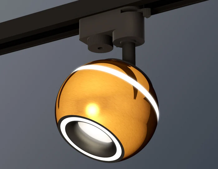 Комплект трекового однофазного светильника с подсветкой Ambrella light XT1105005