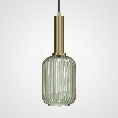 Подвесной светильник Ferm Living chinese lantern A Brass / Green ImperiumLoft