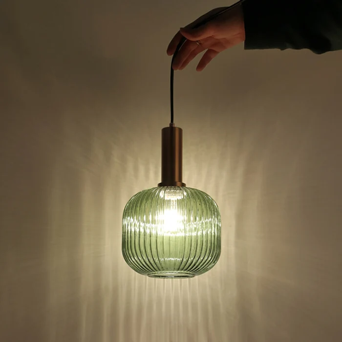 Подвесной светильник Ferm Living chinese lantern A Brass / Green ImperiumLoft
