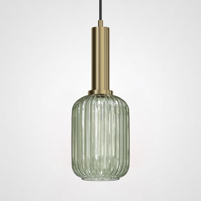 Подвесной светильник Ferm Living chinese lantern A Brass / Green ImperiumLoft