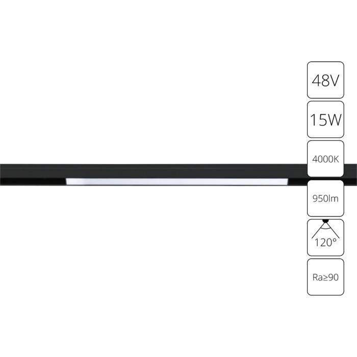 Магнитная трековая система Arte Lamp LINEA A4633PL-1BK