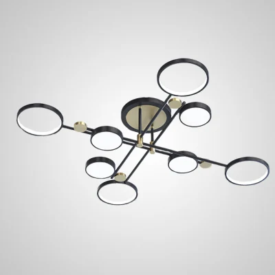 Потолочная люстра MARSA L8 Black ImperiumLoft