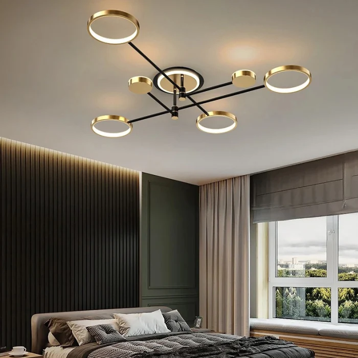 Потолочная люстра MARSA L8 Black ImperiumLoft