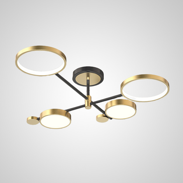 Потолочная люстра MARSA L8 Black ImperiumLoft