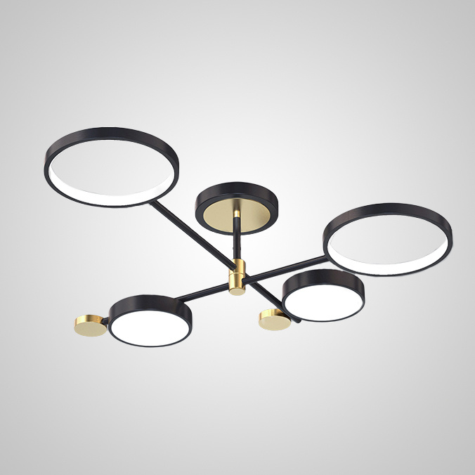 Потолочная люстра MARSA L8 Black ImperiumLoft