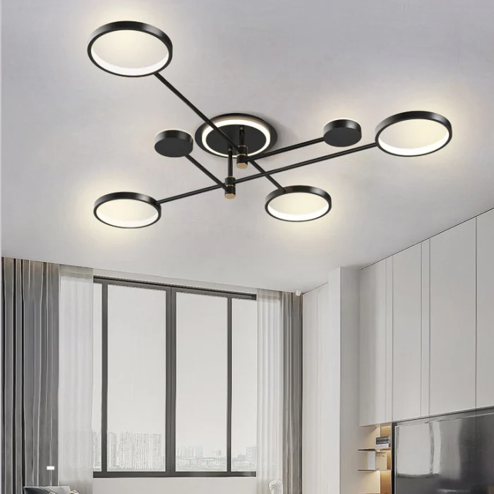 Потолочная люстра MARSA L8 Black ImperiumLoft