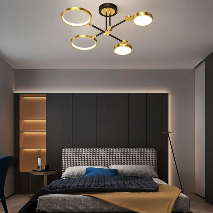 Потолочная люстра MARSA L8 Black ImperiumLoft