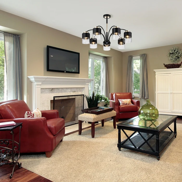 Потолочная люстра на штанге RICHE ESCADA 2121/7P