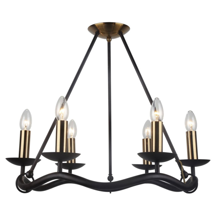 Подвесная люстра Lussole Roosevelt GRLSP-0212