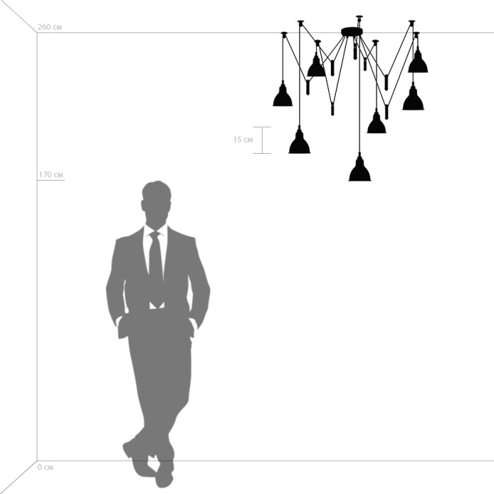 Подвесной светильник Acrobata LIGHTSTAR 761073