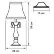 726911 (MT100007-1) Настольная лампа PRINCIA 1х40W E27 БЕЛЫЙ/ПРОЗРАЧНЫЙ (в комплекте)