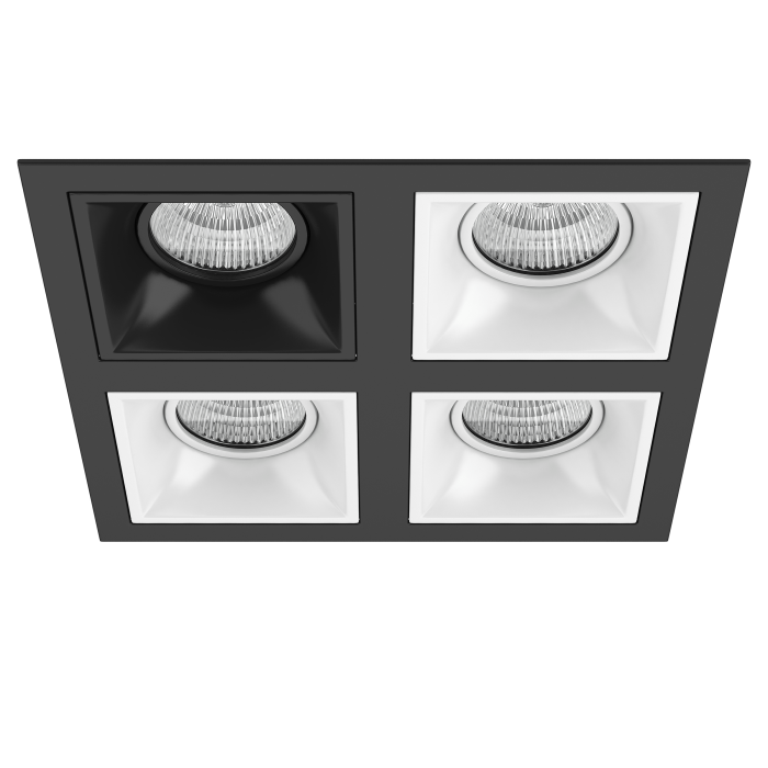 Комплект из светильников и рамки DOMINO Domino Lightstar D54707060606