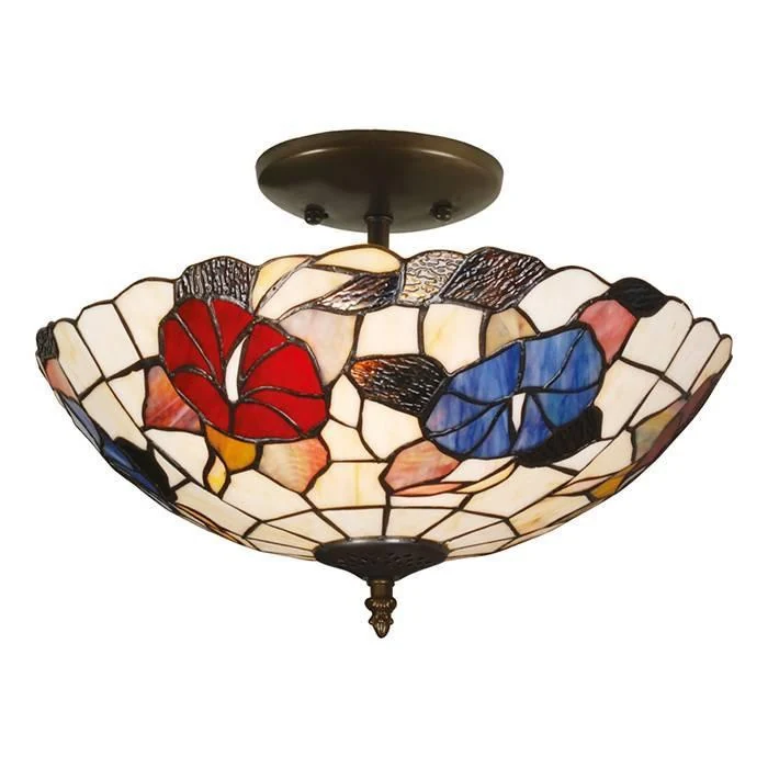 Потолочная люстра Arte Lamp Tiffany A3165PL-2BG