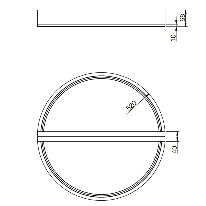 Потолочный светильник  VL7224L11 Vele Luce