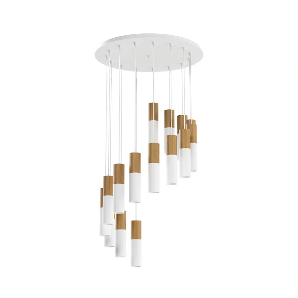 Подвесная люстра Ledron SLC7391/PBx15 White TRIAC