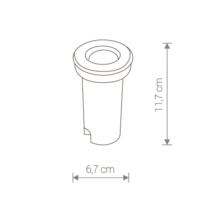 Ландшафтный светодиодный светильник Nowodvorski Mon 4454