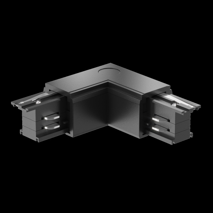 Коннектор угловой внешний Trinity черный Maytoni TRA005CL-31B-L