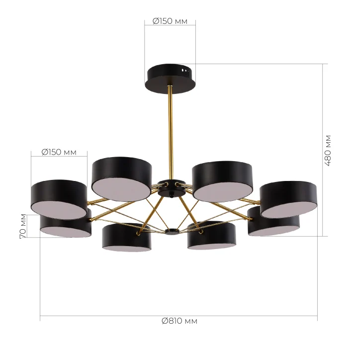 Потолочный светильник evoluce VALLE SLE6005-402-08