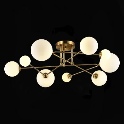 Светильник потолочный Латунь/Белый G9 LED 9*5W SLE2211-302-09