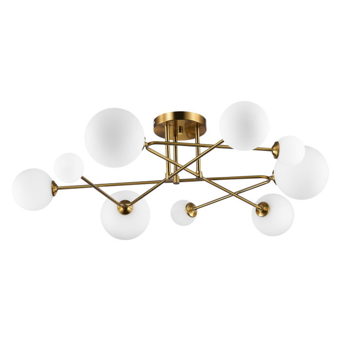 Светильник потолочный Латунь/Белый G9 LED 9*5W SLE2211-302-09