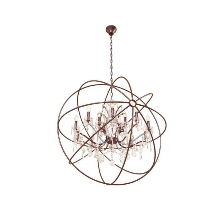 Подвесная люстра Loft it Foucaults orb crystal LOFT1897/15