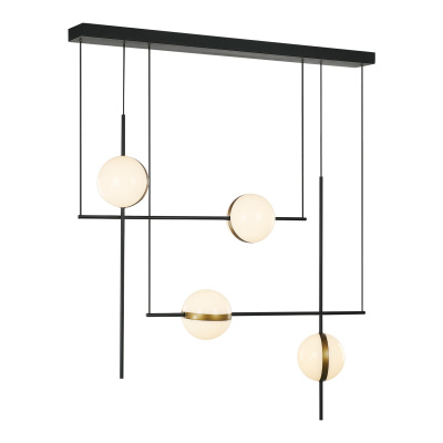 Потолочный светильник Delight Collection MD2062 MD2062-4B black/brass