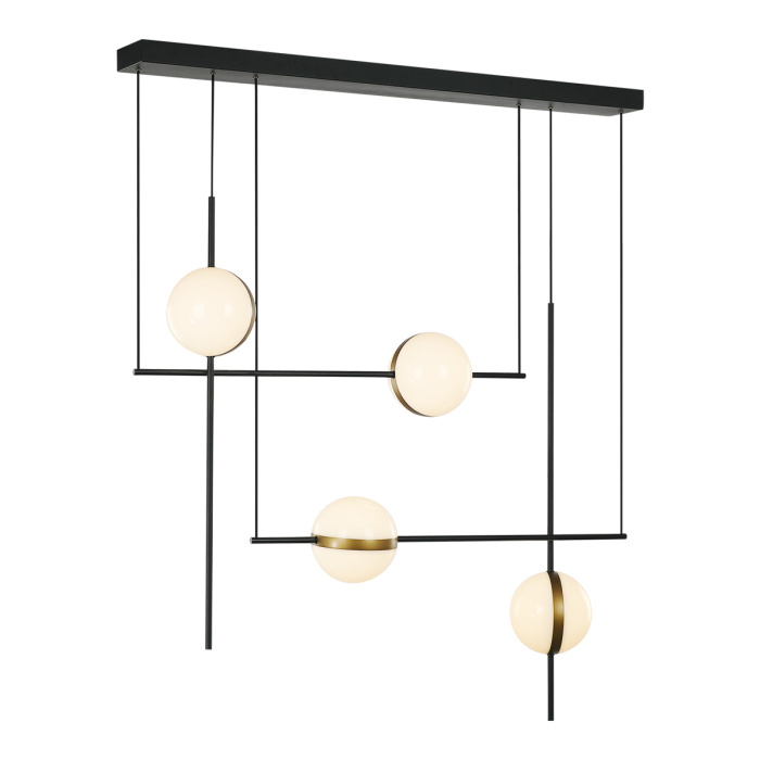 Потолочный светильник Delight Collection MD2062 MD2062-4B black/brass