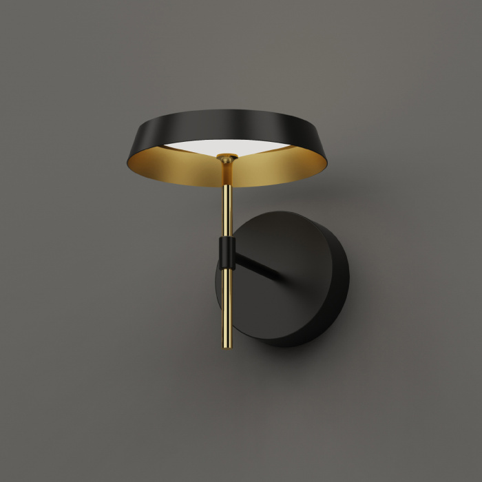 Бра Delight Collection MD18001061 MB18001061-1A  black/gold