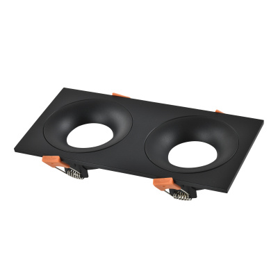 Светильник встраиваемый Черный GU10 2*50W IP44 L100xW200xH40 -V Без ламп ST259.408.02