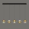 Подвесной светильник Delight Collection MD24022079 MD24022079-5B black/amber