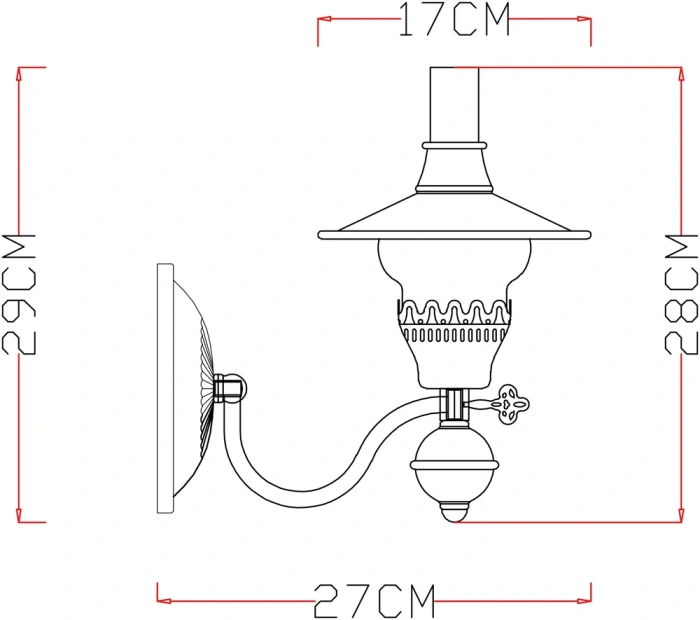 Бра Arte Lamp TRATTORIA A5664AP-1WG