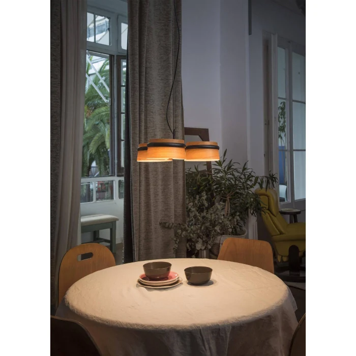 Подвесной светильник LOOP LED Black pendant lamp